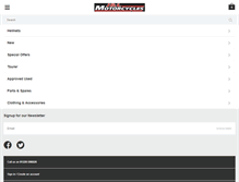 Tablet Screenshot of jandlmotorcycles.co.uk